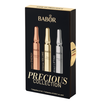 babor Prabangi platininių ampulių kolekcija. Ampulės veidui Precious Collection 7 x 2 ml