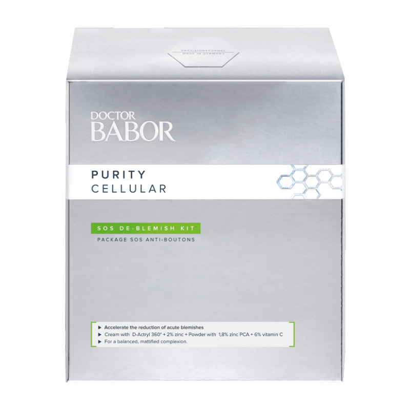 Gydantis veido priemonių rinkinys SOS De-Blemish Kit, babor