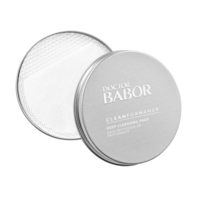 babor veganiskas makiazo valiklis deep cleansing pads
