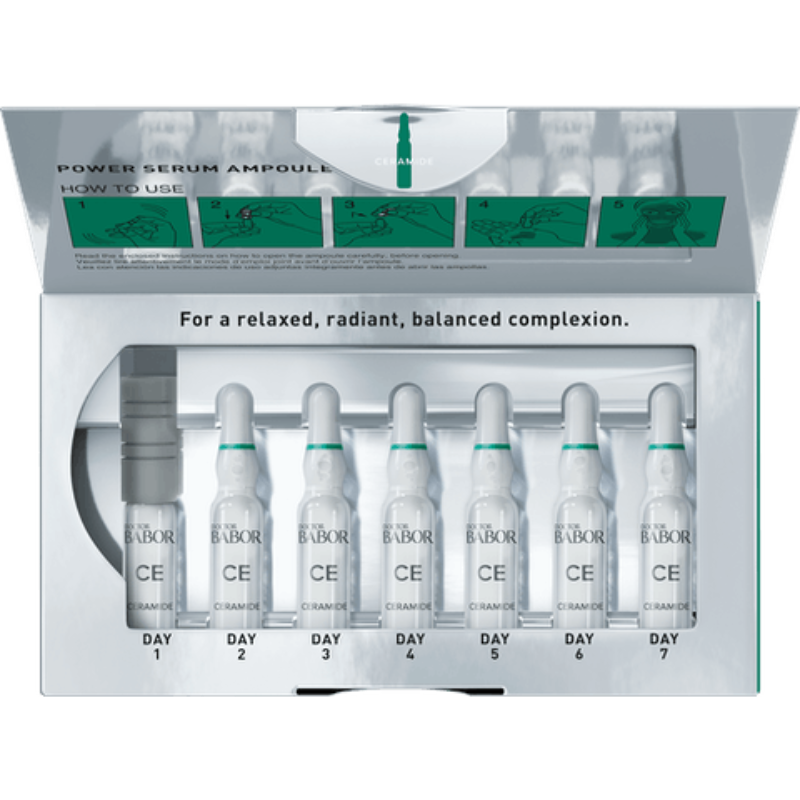 regeneruojanti ampule su keramidais veido odai, babor ceramide ampoule