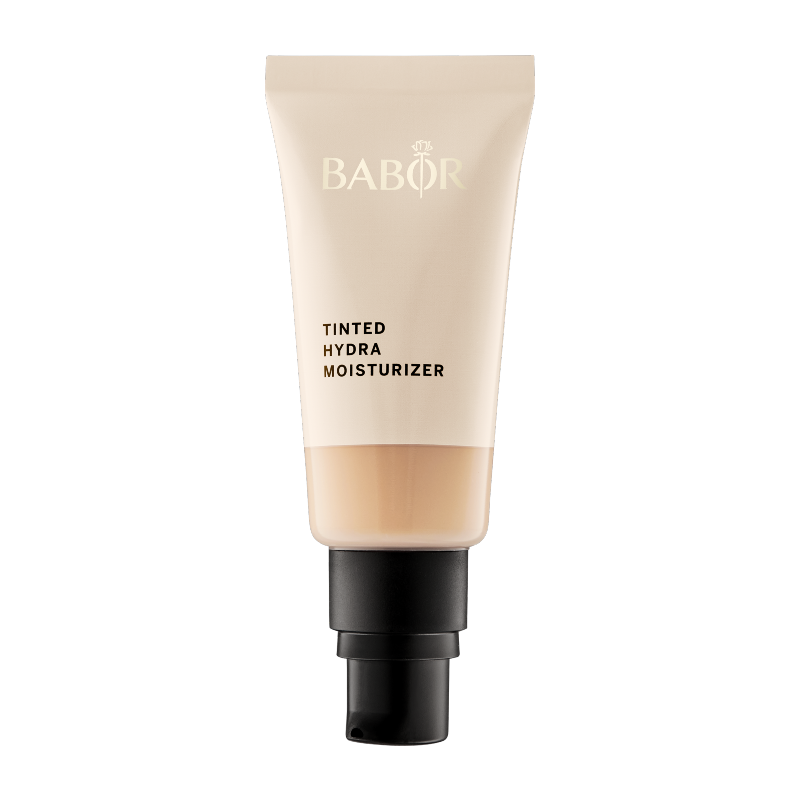 BABOR dekoratyvinė kosmetika_Drėkinanti pudra Tinted Hydra Moisturizer 02 Natural 30ml