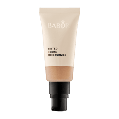 BABOR dekoratyvinė kosmetika_Drėkinanti pudra Tinted Hydra Moisturizer 03 Almond 30ml