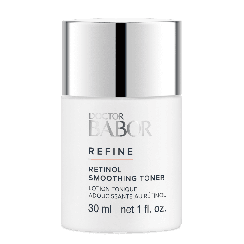 Doctor BABOR Priešraukšlinis veido tonikas su retinoliu ir hialurono rūgštimi. Retinol Smoothing Toner, 30 ml_tonikas veidui su rūgštimi hialuronu
