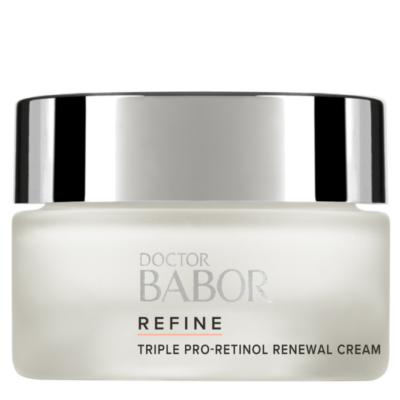 BABOR NAUJAS! Stangrinantis veido kremas su trigubu retinoliu. Triple Pro-Retinol Renewal Cream MINI, 15 ml