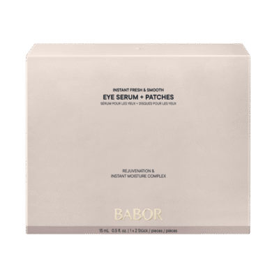 Instant fresh and smooth eye serum + patches Babor
