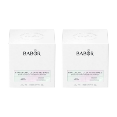 BABOR Valomasis veido balzamas su 3D hialurono rūgštimi reikliai odai. Hyaluronic Cleansing Balm rinkinys