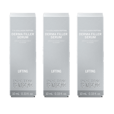 Kolageno sintezę stimuliuojantis veido serumas Derma Filler Serum MINI 3 vnt