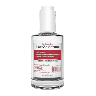 ByTheQuality veido serumas su pieno rūgštimi ir probiotikais LactZe Serum