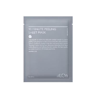Deguonies burbuliukų šveičiamoji lakštinė kaukė THE iLLON 10 MINUTE PEELING SHEET MASK