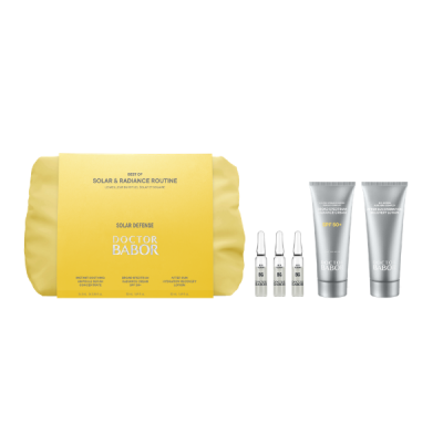 BABOR apsaugos nuo saulės ir odos švytėjimo rinkinys Solar & Radiance Routine Set