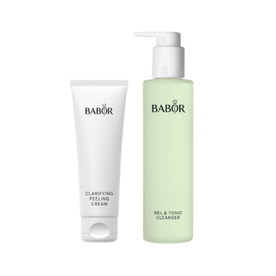 Rinkinys: BABOR Gel & Tonic Cleanser ir Clarifying Peeling Cream