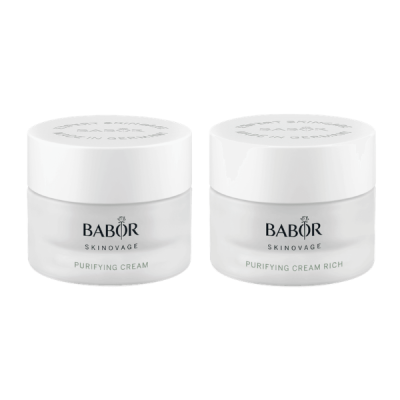 Rinkinys BABOR Purifying Cream ir Purifying Cream Rich