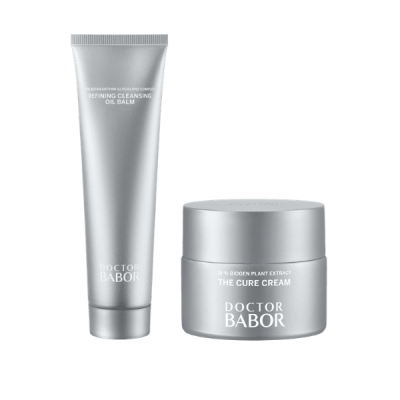 Rinkinys: BABOR The Cure Cream ir Refining Cleansing Oil Balm
